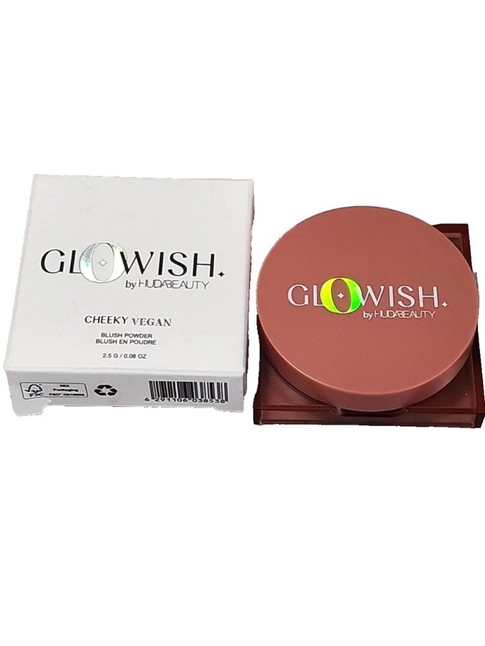 Glowish by Huda Beauty Cheeky Vegan Blush Stick 03 Berry Juice Full Size New
